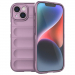 IX008-IP15LAVANDE - Coque iPhone 15 antichoc relief texturé coloris lavande