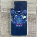 KENZO-XSMAXTIGBLEUGLOSS - Coque Kenzo Paris iPhone XS-Max avec motif tigre bleu Glossy