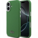 LCFCMP17SPLAN - Coque officielle LACOSTE pour iPhone 17 série Iconic Petit Pique Woven Logo MagSafe verte