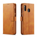 LCIMEEKE-A20CAMEL - Etui Galaxy A20/A30 LC-IMEEKE haut de gamme camel logements carte fonction stand