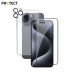 MBX-PACKIP15PMAX - Pack de Protection Coque + Lentille Verre Trempé pour iPhone 15 Pro Max