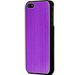 MOXCOVALU-IP5-VIO - Coque aluminium brossé violet pour Apple iPhone 5