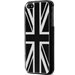 MOXCOVALUUK-IP5-NO - Coque MOXIE aluminium brossé noir drapeau UK pour Apple iPhone 5s