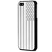 MOXCOVALUUS-IP5-SILV - Coque MOXIE aluminium brossé silver drape US pour Apple iPhone 5