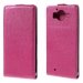 SLIMGRAINLUM950FUSHIA - Etui Slim fushia à rabat vertical pour Microsoft Lumia 950