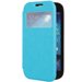 FOLIOVIEWS4TURQ - Etui Slim Folio View articulé turquoise stand pour Samsung Galaxy S4 i9500