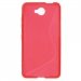 SLINEROUGELUMIA650 - Housse Coque souple en Gel rouge pour Microsoft Lumia 650