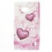 SOFTYFLOW04LUM930 - Coque souple en gel motif coeurs fond blanc pour Nokia Lumia 930