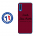 TPU0A50CHIANTEBORDEAU - Coque souple pour Samsung Galaxy A50 avec impression Motifs Avant, j'étais chiante bordeau