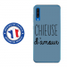 TPU0A50CHIEUSEBLEU - Coque souple pour Samsung Galaxy A50 avec impression Motifs Chieuse d'Amour bleu