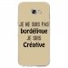 TPU0A52017BORDELIQUETAUPE - Coque souple pour Samsung Galaxy A5-2017 SM-A520F avec impression Motifs Je ne suis pas bordélique 
