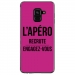 TPU0A8PLUS18APEROFUSHIA - Coque souple pour Samsung Galaxy A8-Plus 2018 avec impression Motifs l'apéro recrute fushia