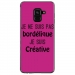 TPU0A8PLUS18BORDELIQUEFUSHIA - Coque souple pour Samsung Galaxy A8-Plus 2018 avec impression Motifs Je ne suis pas bordélique fush