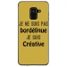 TPU0A8PLUS18BORDELIQUEOR - Coque souple pour Samsung Galaxy A8-Plus 2018 avec impression Motifs Je ne suis pas bordélique or
