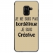TPU0A8PLUS18BORDELIQUETAUPE - Coque souple pour Samsung Galaxy A8-Plus 2018 avec impression Motifs Je ne suis pas bordélique taup