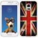 TPU0GALS5DRAPUKVINTAGE - Coque Souple en gel transparente pour Galaxy S5 avec impression Motifs drapeau UK vintage