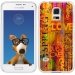 TPU0GALS5LOVESPRING - Coque Souple en gel transparente pour Galaxy S5 avec impression Motifs Love Spring
