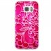 TPU0GALS7ARABESQUEFUSHIA - Coque souple pour Samsung Galaxy S7 SM-G930 avec impression Motifs arabesque fushia