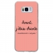 TPU0GALS8CHIANTEROSE - Coque souple pour Samsung Galaxy S8 avec impression Motifs Avant, j'étais chiante rose