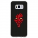 TPU0GALS8DARKROUGE - Coque souple pour Samsung Galaxy S8 avec impression Motifs Dark rouge