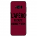 TPU0GALS8PLUSAPEROBORDEAU - Coque souple pour Samsung Galaxy S8 Plus avec impression Motifs l'apéro recrute bordeau
