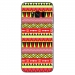 TPU0GALS8PLUSAZTEQUEJAUROU - Coque souple pour Samsung Galaxy S8 Plus avec impression Motifs aztèque jaune et rouge