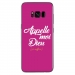 TPU0GALS8PLUSDIEUFUSHIA - Coque souple pour Samsung Galaxy S8 Plus avec impression Motifs Appelle moi Dieu fushia