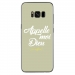 TPU0GALS8PLUSDIEUVERT - Coque souple pour Samsung Galaxy S8 Plus avec impression Motifs Appelle moi Dieu vert