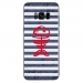 TPU0GALS8PLUSPOISSON - Coque souple pour Samsung Galaxy S8 Plus avec impression Motifs squelette poisson