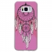 TPU0GALS8REVEROSE - Coque souple pour Samsung Galaxy S8 avec impression Motifs attrape rêve sur fond rose