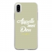 TPU0IPHONEXDIEUVERT - Coque souple pour Apple iPhone X avec impression Motifs Appelle moi Dieu vert