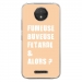 TPU0MOTOCPLUSFUMEUSEBEIGE - Coque souple pour Motorola Moto C Plus avec impression Motifs fumeuse et alors beige