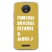 TPU0MOTOCPLUSFUMEUSEOR - Coque souple pour Motorola Moto C Plus avec impression Motifs fumeuse et alors or