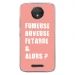 TPU0MOTOCPLUSFUMEUSEROSE - Coque souple pour Motorola Moto C Plus avec impression Motifs fumeuse et alors rose