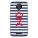 TPU0MOTOCPLUSPOISSON - Coque souple pour Motorola Moto C Plus avec impression Motifs squelette poisson