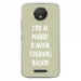 TPU0MOTOCPLUSRAISONVERT - Coque souple pour Motorola Moto C Plus avec impression Motifs marre d'avoir raison vert