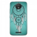TPU0MOTOCPLUSREVEBLEU - Coque souple pour Motorola Moto C Plus avec impression Motifs attrape rêve sur fond bleu