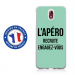 TPU0NOKIA31APEROTURQUOISE - Coque souple pour Nokia 3-1 avec impression Motifs l'apéro recrute turquoise