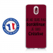 TPU0NOKIA31BORDELIQUEBORDEA - Coque souple pour Nokia 3-1 avec impression Motifs Je ne suis pas bordélique bordeau