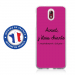 TPU0NOKIA31CHIANTEFUSHIA - Coque souple pour Nokia 3-1 avec impression Motifs Avant, j'étais chiante fushia