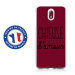 TPU0NOKIA31CHIEUSEBORDEAU - Coque souple pour Nokia 3-1 avec impression Motifs Chieuse d'Amour bordeau