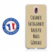 TPU0NOKIA31GENIALETAUPE - Coque souple pour Nokia 3-1 avec impression Motifs Chiante mais Géniale taupe