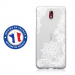 TPU0NOKIA31LACEBLANC - Coque souple pour Nokia 3-1 avec impression Motifs Lace blanc