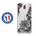 TPU0NOKIA31LACENOIR - Coque souple pour Nokia 3-1 avec impression Motifs Lace noir
