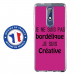 TPU0NOKIA51BORDELIQUEFUSHIA - Coque souple pour Nokia 5-1 avec impression Motifs Je ne suis pas bordélique fushia