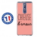 TPU0NOKIA51CHIEUSEROSE - Coque souple pour Nokia 5-1 avec impression Motifs Chieuse d'Amour rose