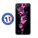 TPU0TPU0A10PAPILLONSFUSHIAS - Coque souple pour Samsung Galaxy A10 avec impression Motifs papillons fushias