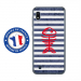 TPU0TPU0A10POISSON - Coque souple pour Samsung Galaxy A10 avec impression Motifs squelette poisson