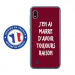 TPU0TPU0A10RAISONBORDEAU - Coque souple pour Samsung Galaxy A10 avec impression Motifs marre d'avoir raison bordeau