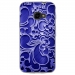 TPU0XCOVER4ARABESQUEBLEU - Coque souple pour Samsung Galaxy XCover 4 avec impression Motifs arabesque bleu
